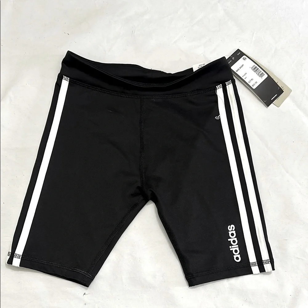 Adidas Black and White Athletic Shorts